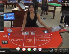 Live dealer baccarat